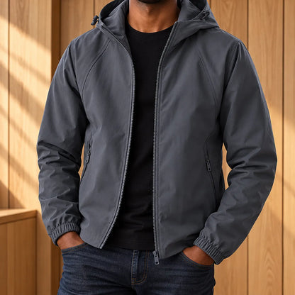 Simple Hooded Jacket