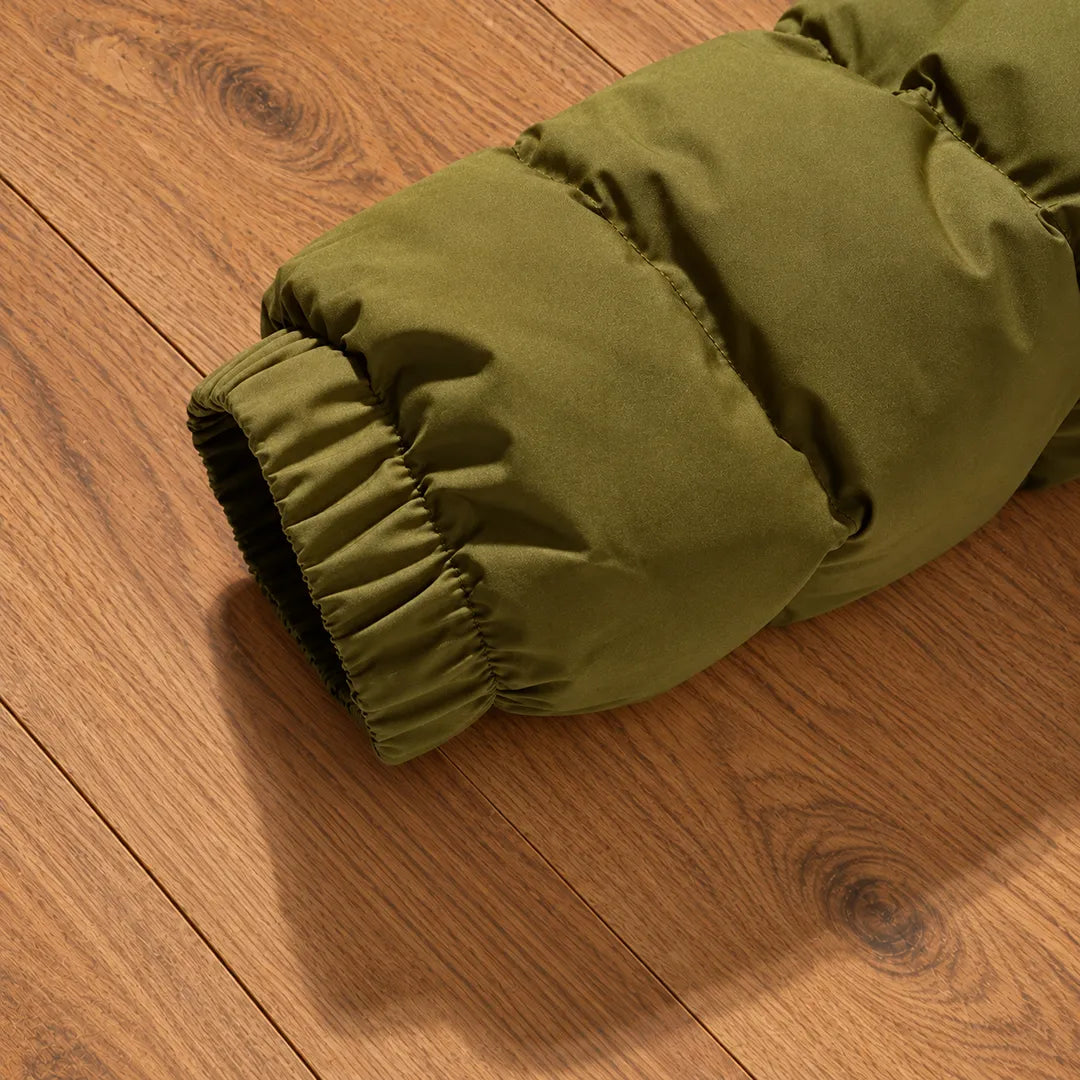 Simple Hooded Puffer Jacket