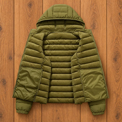 Simple Hooded Puffer Jacket
