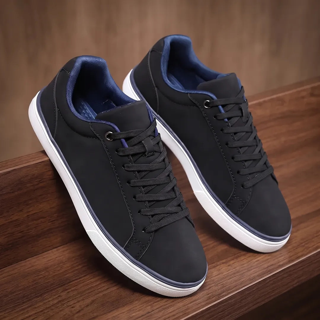Simple Lace-Up Sneakers