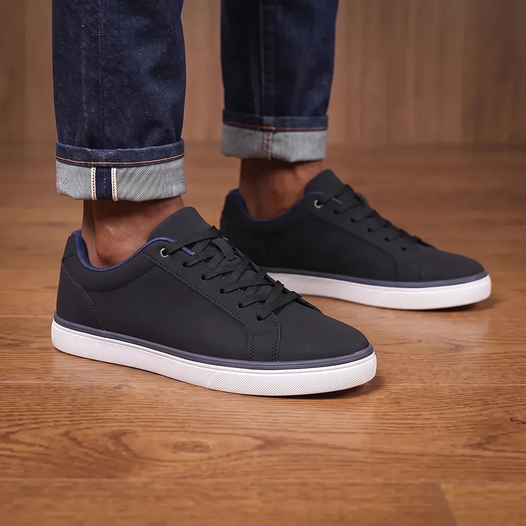Simple Lace-Up Sneakers