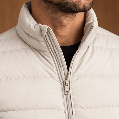 Sleek Panel Puffer Jacket 