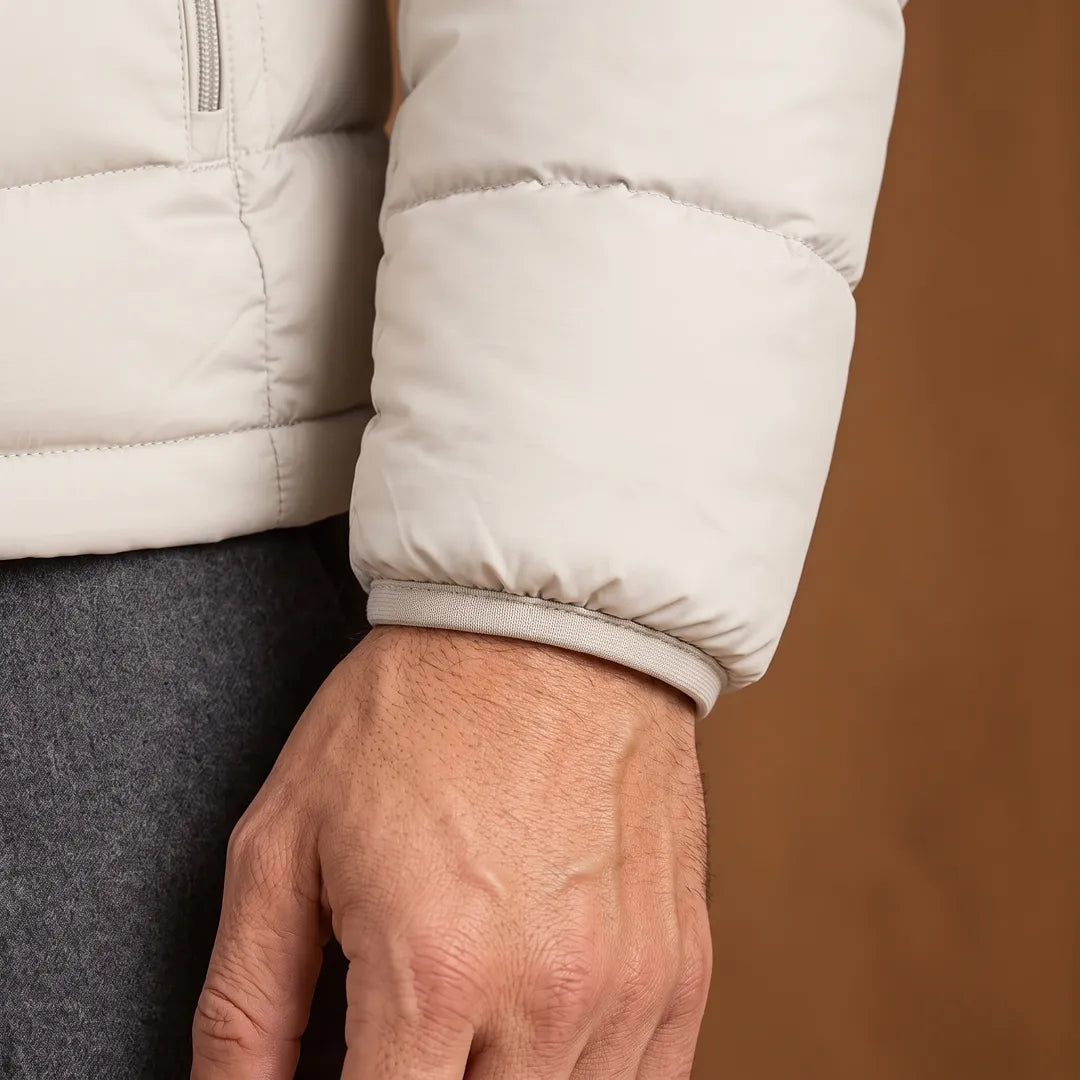 Sleek Panel Puffer Jacket 