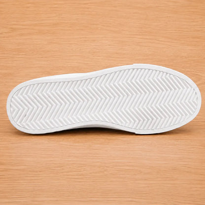 Smooth Lace-Up Sneakers