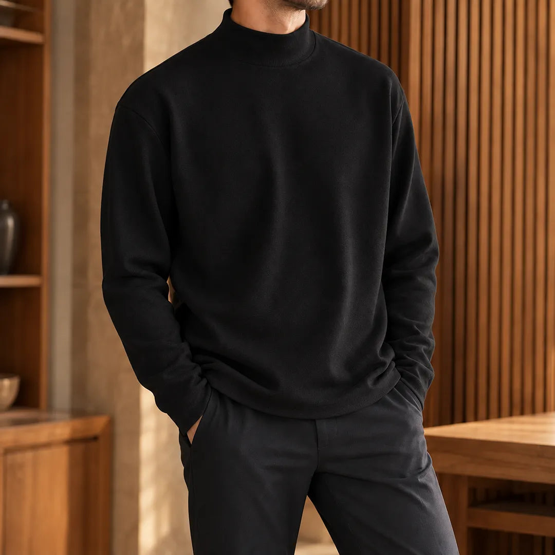 Soft High Neck Sweater