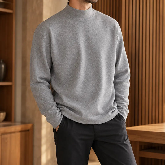 Soft High Neck Sweater
