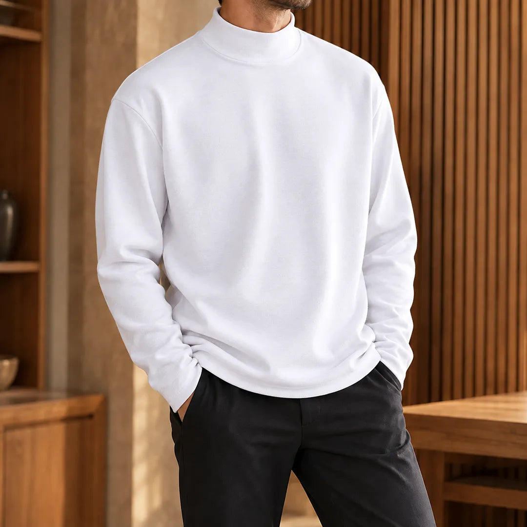 Soft High Neck Sweater