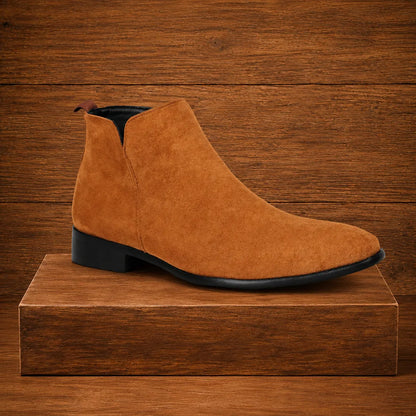 Square-Toe Ankle Boots