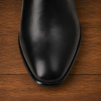 Square-Toe Ankle Boots