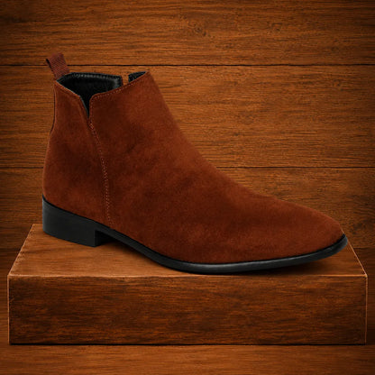 Square-Toe Ankle Boots