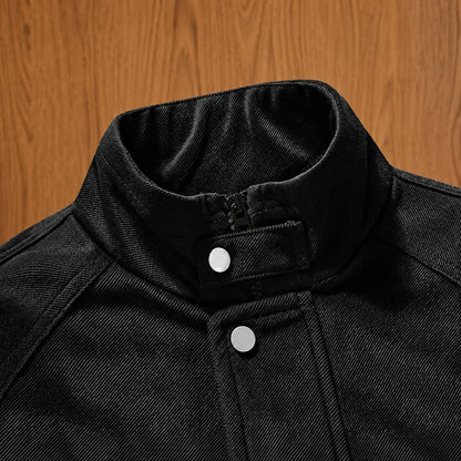 Stand-Collar Utility Jacket