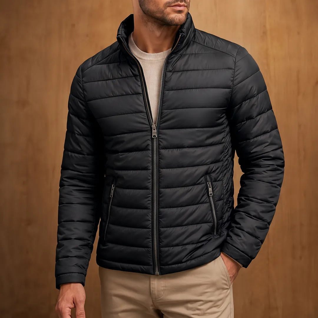 Stand Collar Puffer Jacket