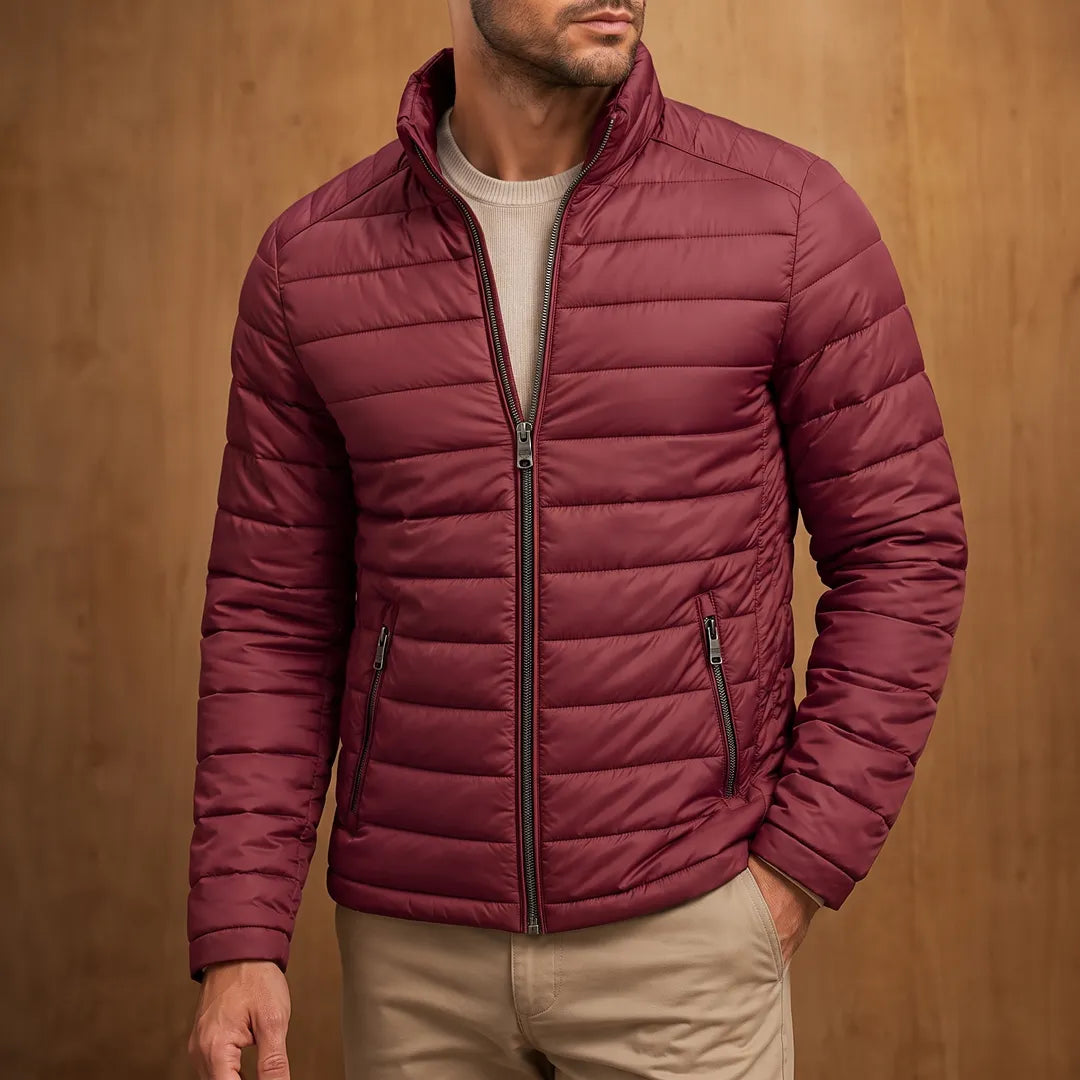 Stand Collar Puffer Jacket