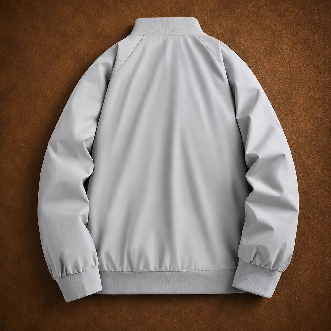 Stand Collar Zip Jacket