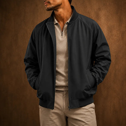 Stand Collar Zip Jacket