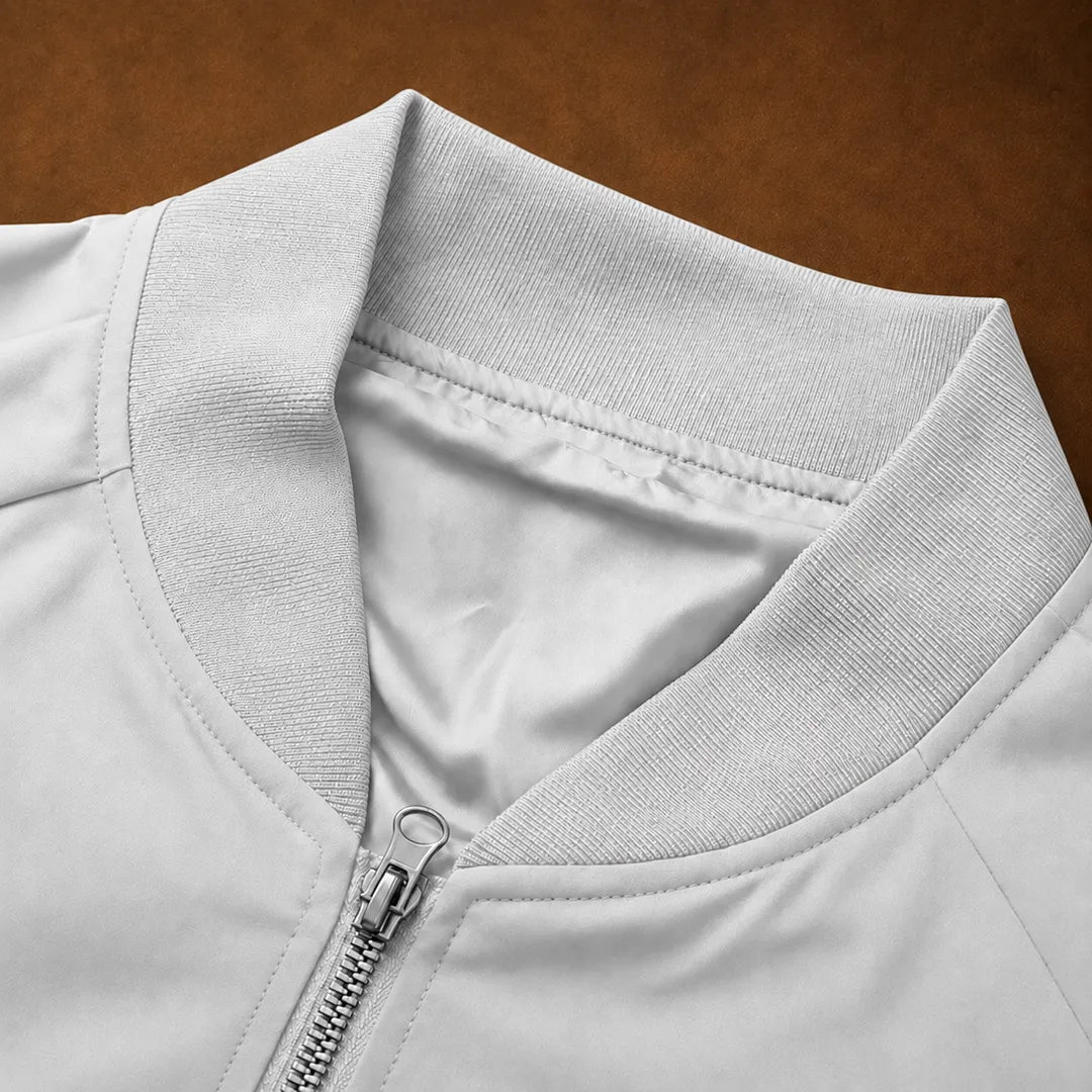 Stand Collar Zip Jacket