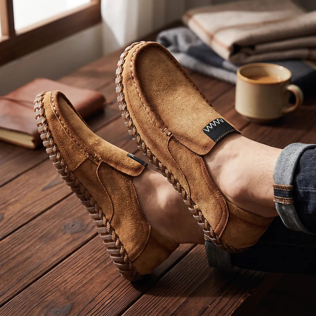 Stitched Slip-On Loafers