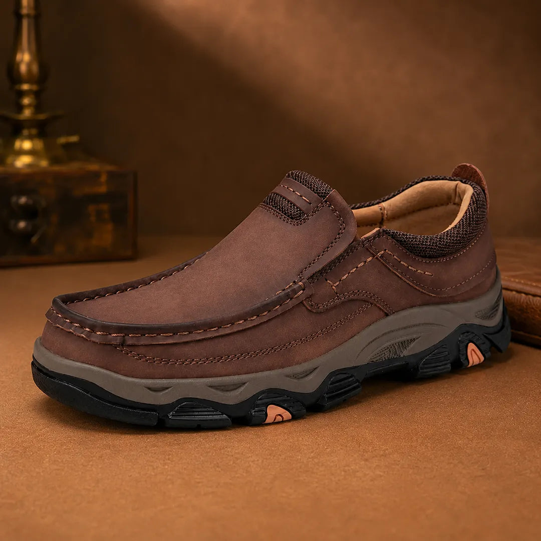 Stitched Slip-On Sneakers