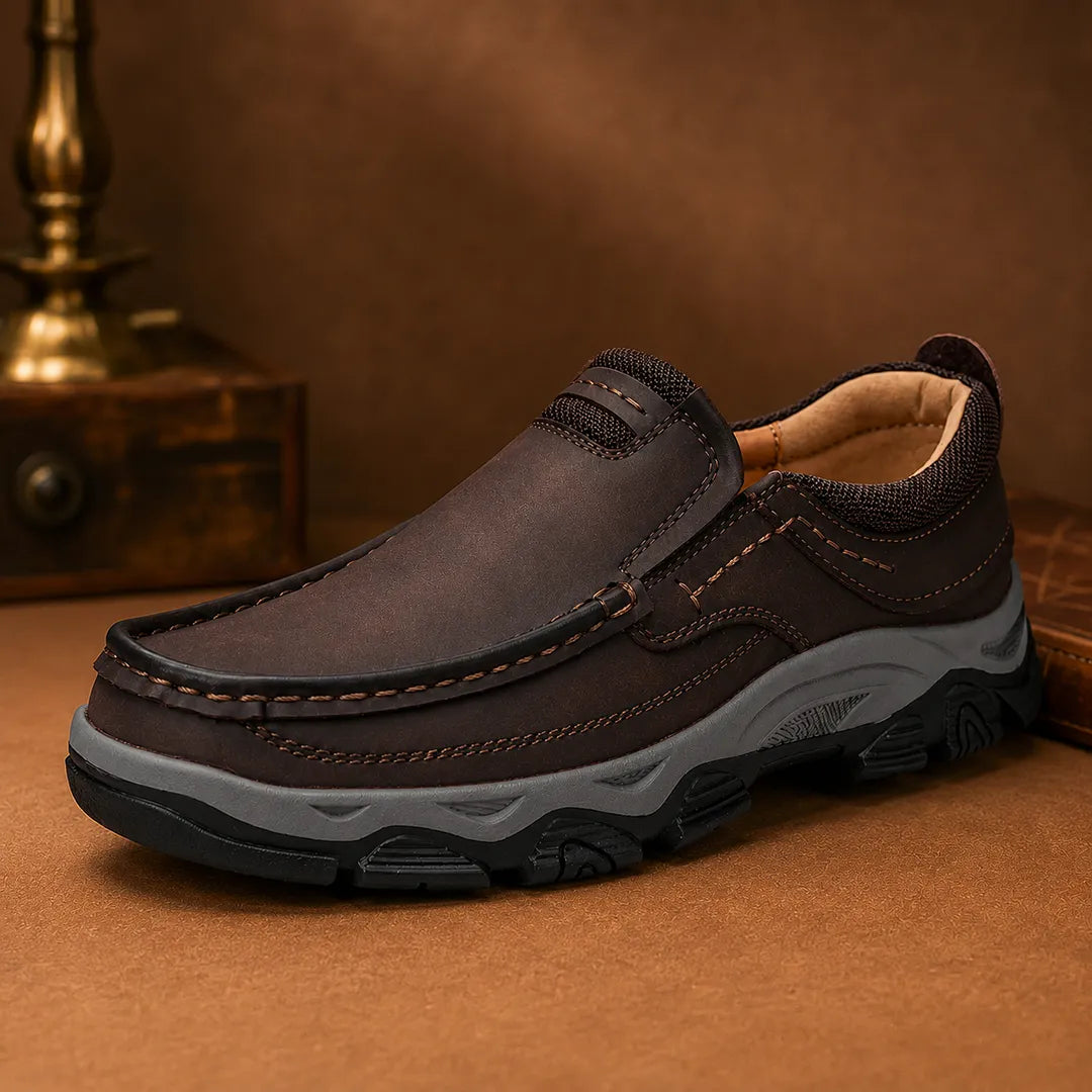 Stitched Slip-On Sneakers