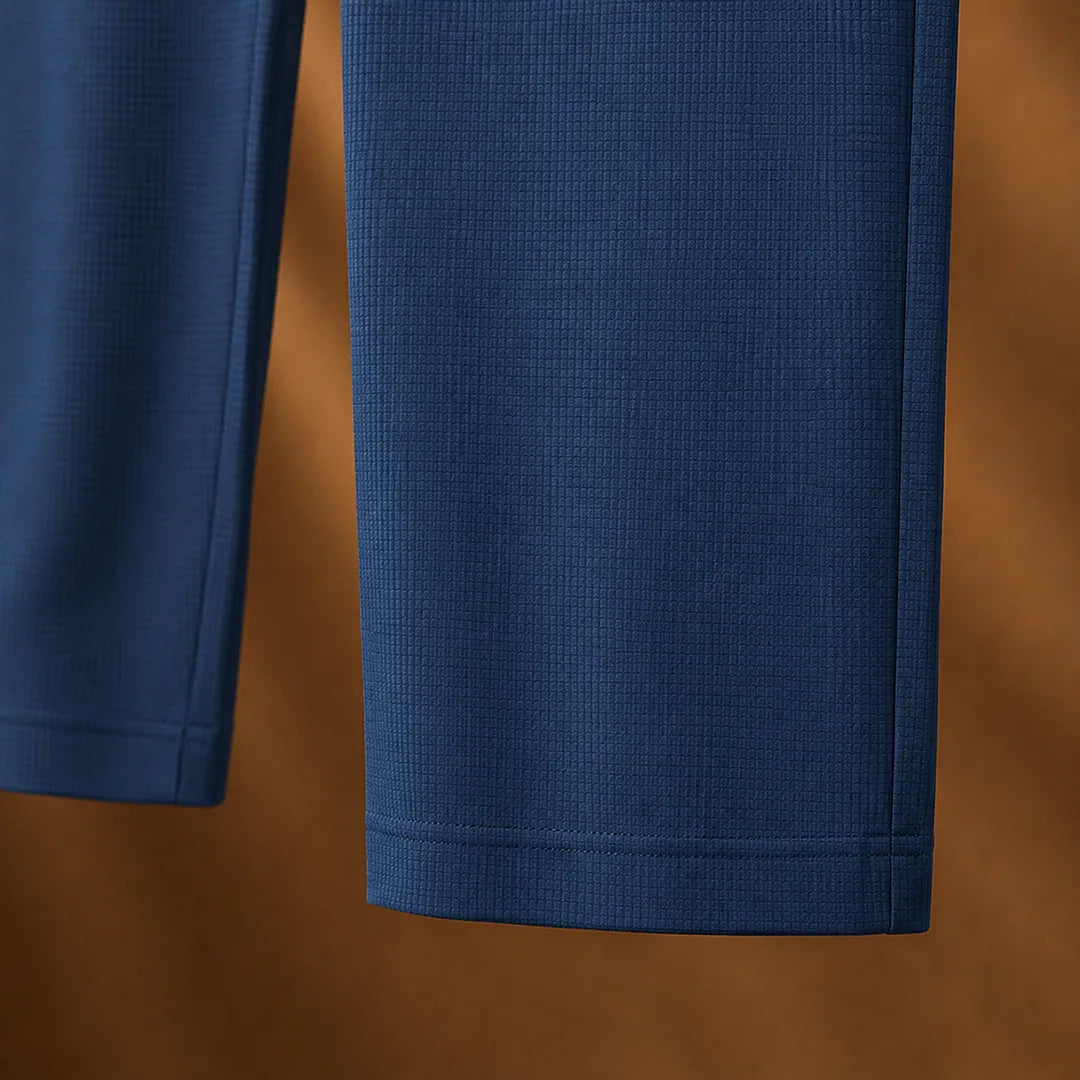 Striped Polo & Pants Set
