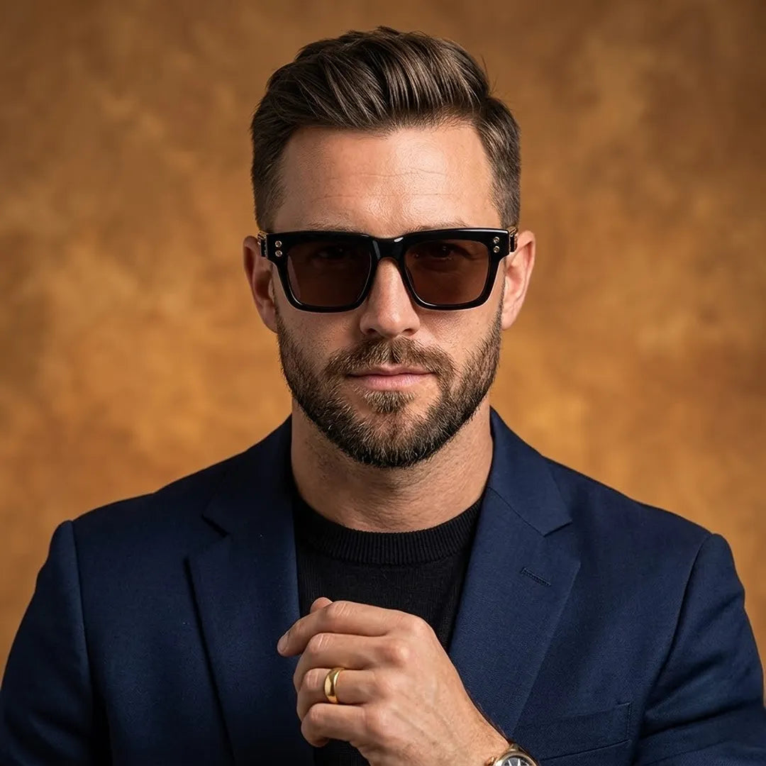 Structured Frame Sunglasses