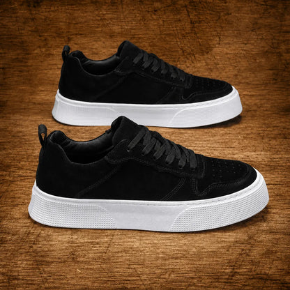 Suede Casual Court Sneakers