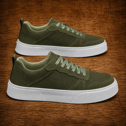 Suede Casual Court Sneakers