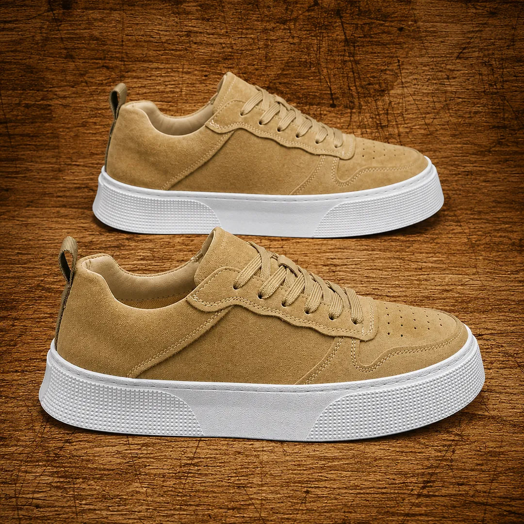 Suede Casual Court Sneakers