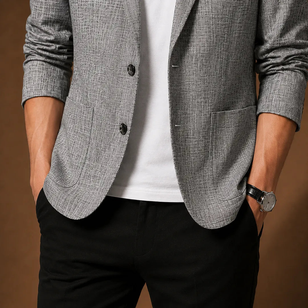 Tailored Textured Blazer