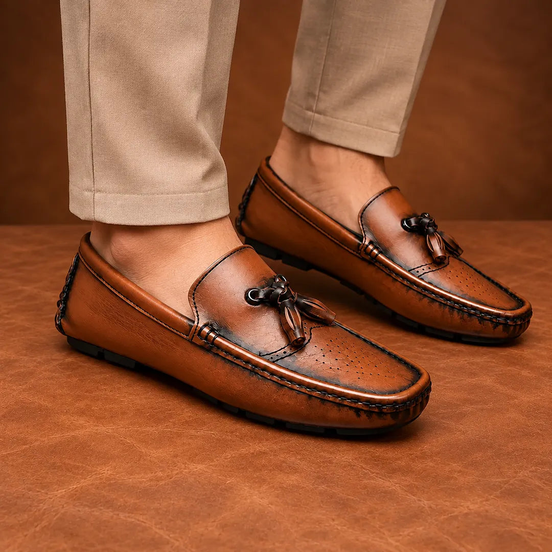 Tassel Moc-Toe Loafers