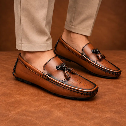 Tassel Moc-Toe Loafers