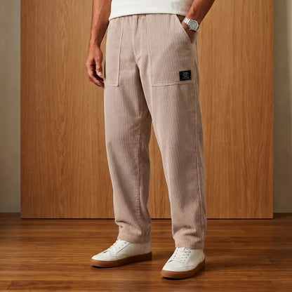 Textured Cargo Casual Pants