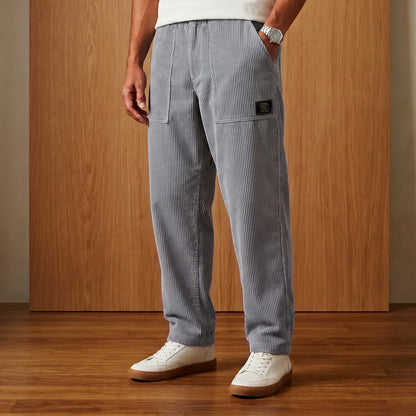 Textured Cargo Casual Pants