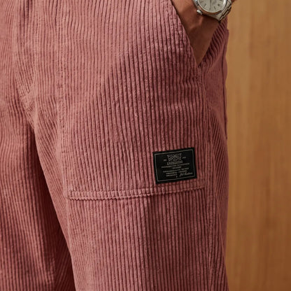 Textured Cargo Casual Pants