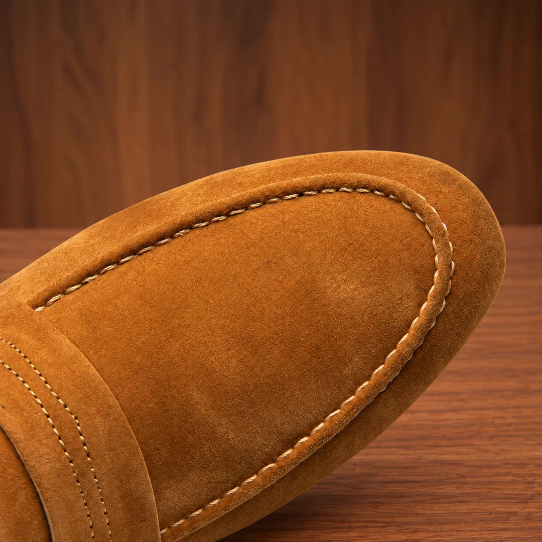 Textured Penny Loafers