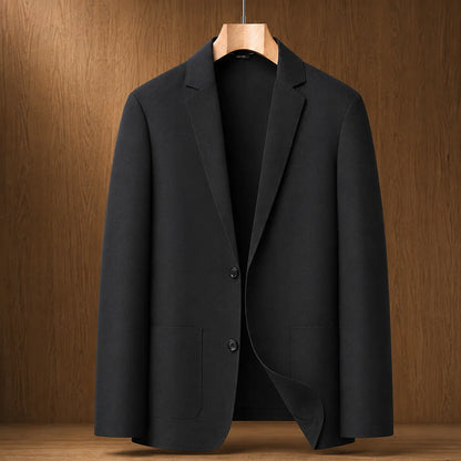 Textured Two-Button Blazer