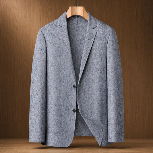 Textured Two-Button Blazer