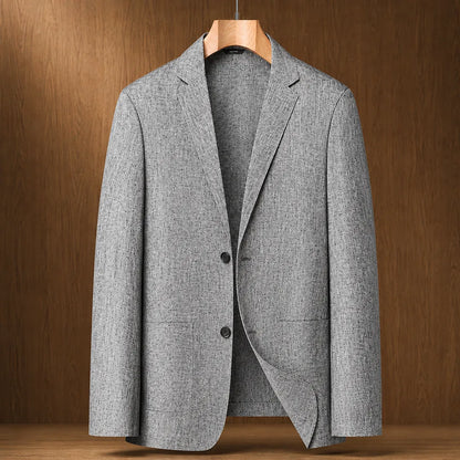 Textured Two-Button Blazer