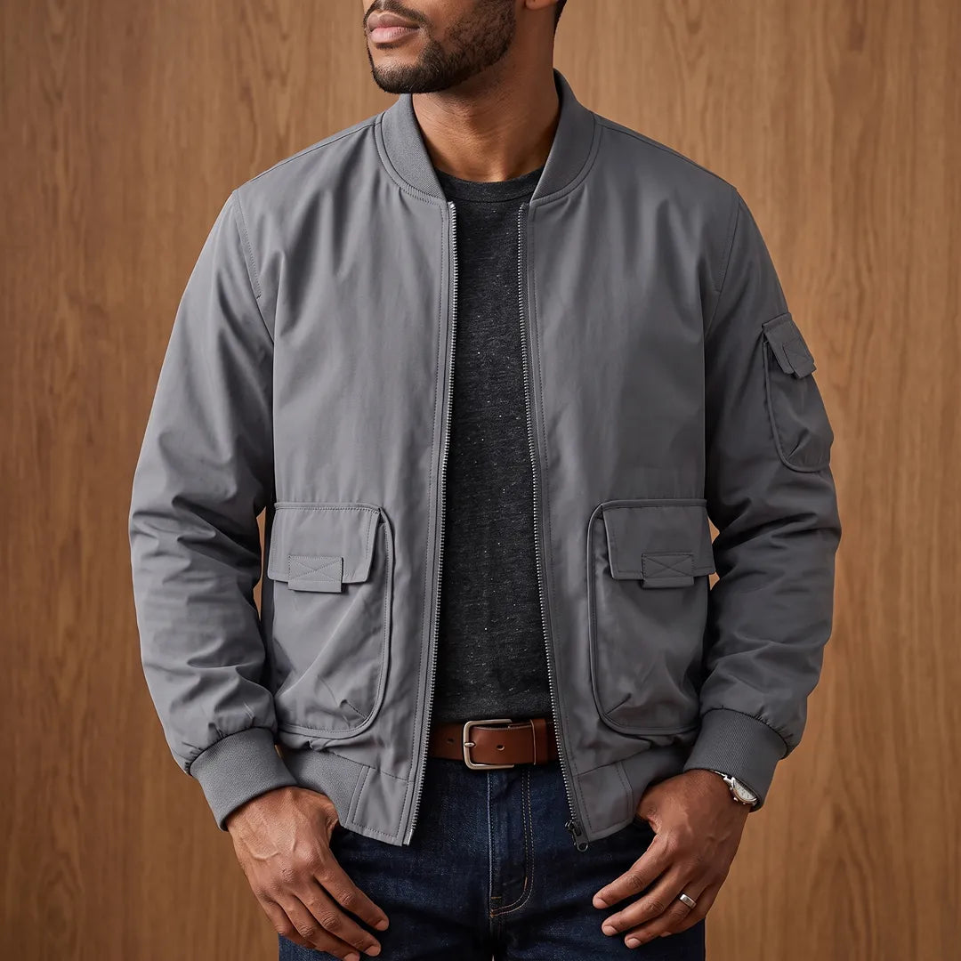 Utility Pocket Bomber Jacket