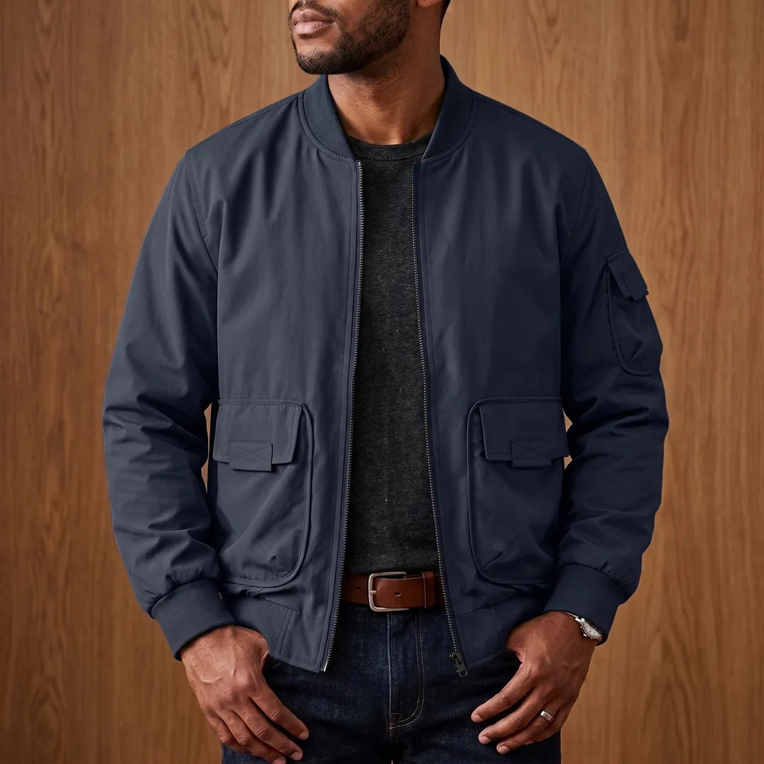 Utility Pocket Bomber Jacket