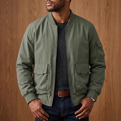 Utility Pocket Bomber Jacket