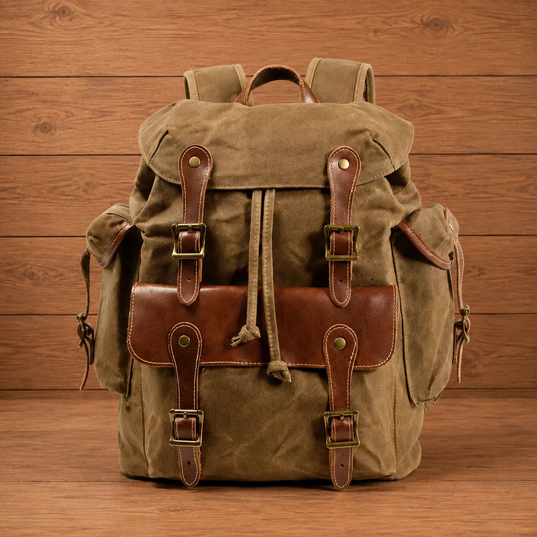 Vintage Rugged Backpack
