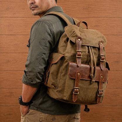 Vintage Rugged Backpack