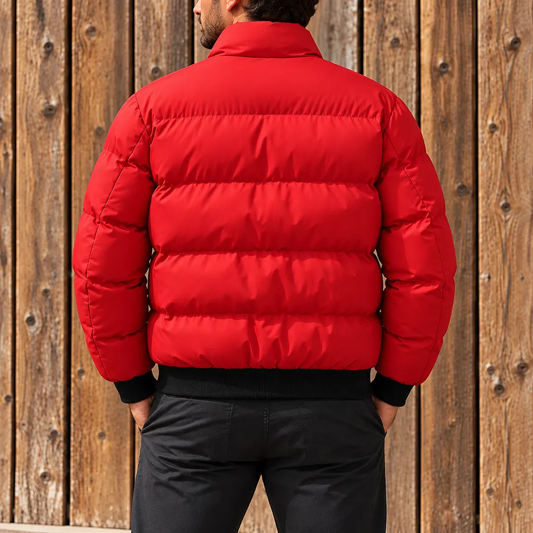 Warm Puffer Zip Jacket