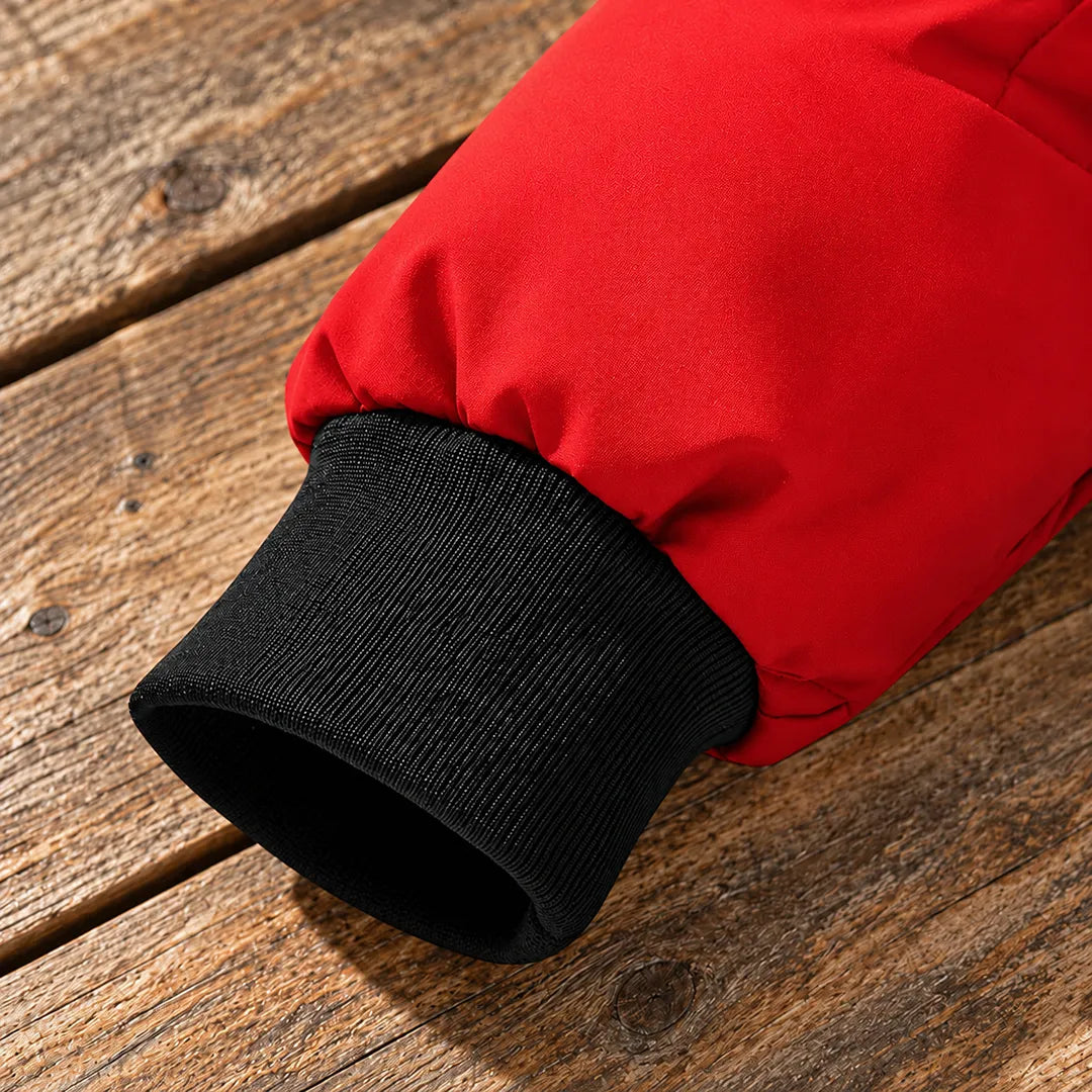 Warm Puffer Zip Jacket