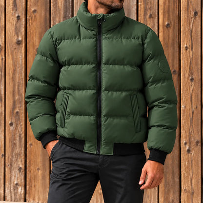 Warm Puffer Zip Jacket