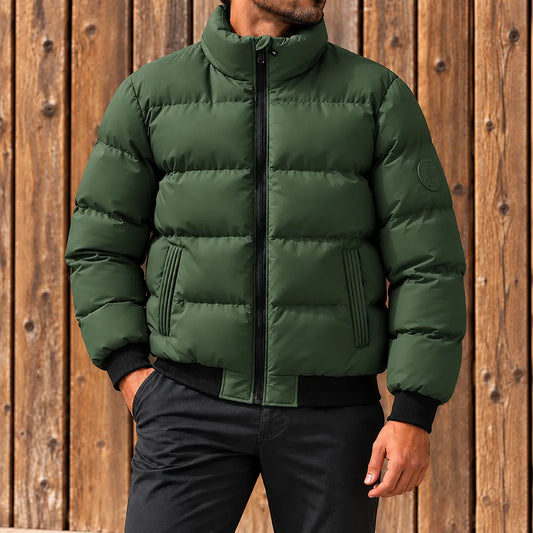Warm Puffer Zip Jacket