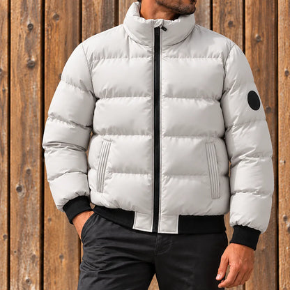 Warm Puffer Zip Jacket