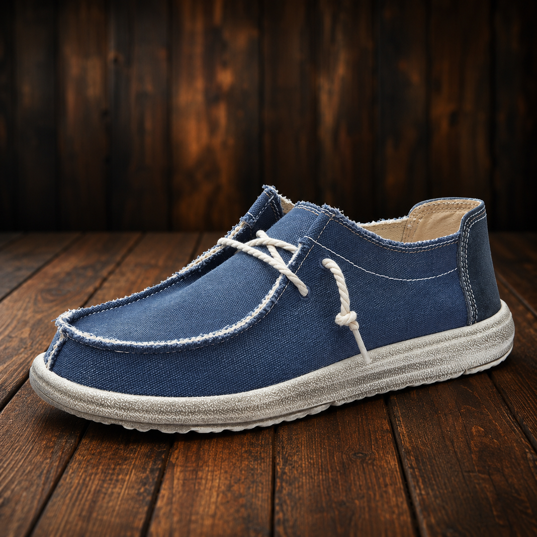 Casual Canvas Moc-Toe Shoes