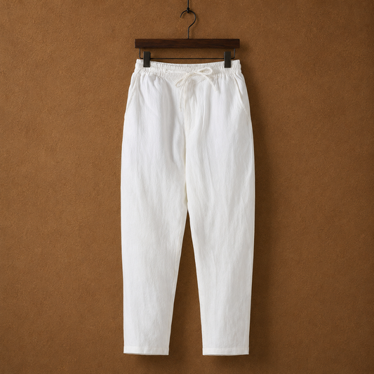 Ramie Drawstring Pants